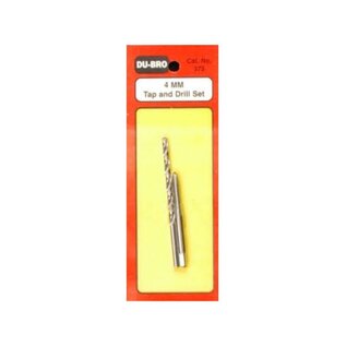 DUBRO DUB 373 4MM DRILL/TAP SET
