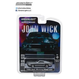 GREENLIGHT COLLECTIBLES GLC 44780-E 1969 FORD MUSTANG BOSS 429 1/64 DIE-CAST (JOHN WICK)