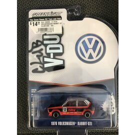 GREENLIGHT COLLECTIBLES GLC 36090-E 1976 VOLKSWAGEN RABBIT GTI CLUB VEE-DUB SERIES 18 1/64 DIE-CAST