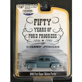 GREENLIGHT COLLECTIBLES GLC 28140-A 1946 FORD SUPER DELUX FORDOR ANNIVERSARY SERIES 16 1/64 DIE-CAST