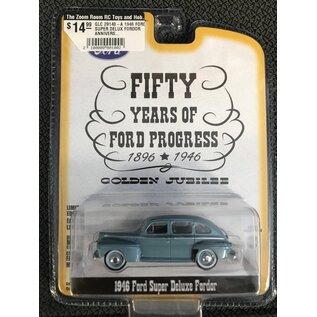 GREENLIGHT COLLECTIBLES GLC 28140-A 1946 FORD SUPER DELUX FORDOR ANNIVERSARY SERIES 16 1/64 DIE-CAST