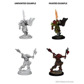 WIZKIDS WK 73199 DND UNPAINTED MINIS WV4 DRAGONBORN FEMALE FIGHTER