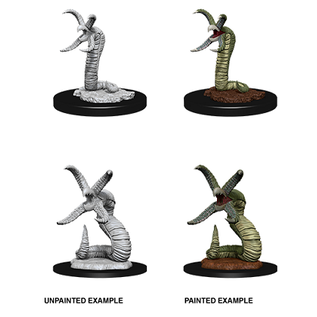 WIZKIDS WK 90068 D&D Nolzur's Marvelous Unpainted Miniatures: Wave 12: Grick & Grick Alpha