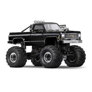 TRAXXAS TRA 98064-1-BLACK Traxxas TRX-4MT Monster Truck with 1979 Chevrolet® K10 Truck Body: 1/18-Scale 4WD Electric Truck with TQ 2.4GHz Radio System - Black