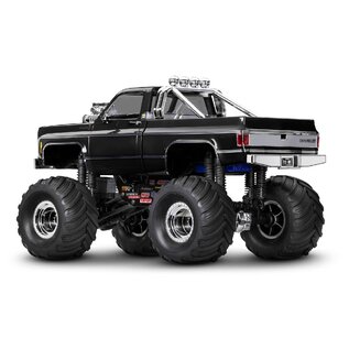 TRAXXAS TRA 98064-1-BLACK Traxxas TRX-4MT Monster Truck with 1979 Chevrolet® K10 Truck Body: 1/18-Scale 4WD Electric Truck with TQ 2.4GHz Radio System - Black