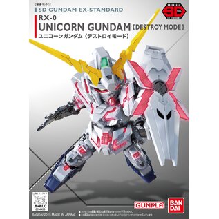 BANDAI BAN 5065619 Bandai SD EX-Standard #005 Unicorn Gundam (Destroy Mode) "Gundam UC"