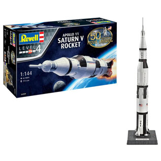 REVELL GERMANY REV 04909 APOLLO 11 SATURN V ROCKET 1/144 PLASTIC MODEL