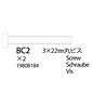 TAMIYA TAM 19808184 9808184 Machined screw 3x22 (pack of 2)
