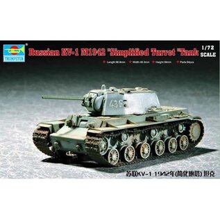 TRUMPETER TRU 07234 1/72 Russian KV-1 Model '42 Simple Turret Tank KIT