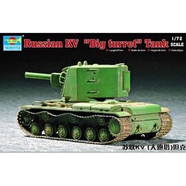 TRUMPETER TRU 07236 1/72 Russian KV Big Turret Tank KIT