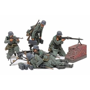 TAMIYA TAM 35386 GERMAN MACHINE GUN TEAM (MID WWII) 1/35 PLASTIC MODELS