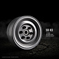 Gmade GMA GM70182 1.9 SR03 Beadlock Wheels (Semigloss Silver) (2)