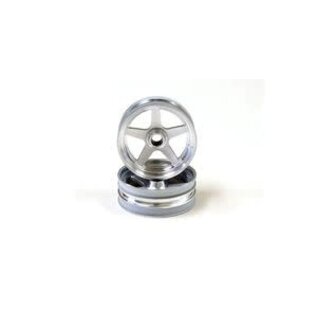 KYOSHO KYO SCH003SCB Front Wheel, Satin Chrome, Beetle 2014, 2pcs