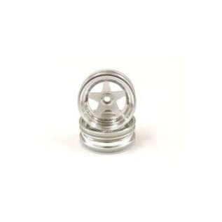 KYOSHO KYO SCH005SCB 2.2" Front Wheel (2pc/Satin Chrome/Scorpion 2014)