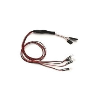 KYOSHO KYO 97054-4CR LED Light Unit, 4x F5 Bulbs, Clear and Red, L=400