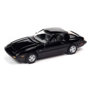 JOHNNY LIGHTNING JL 05167 1981 MAZDA RX-7 BRILLIANT BLACK 1/64 DIE-CAST