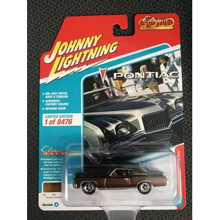 JOHNNY LIGHTNING JL 05804 1971 PONTIAC GRAND PRIX BRONZINI GOLD POLY 1/64 DIE-CAST