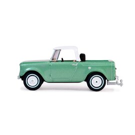 GREENLIGHT COLLECTIBLES GLC 35280-A 1965 HARVESTER SCOUT HALF CAB PICKUP BLUE COLLAR SERIES 13 1/64 DIE-CAST