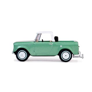GREENLIGHT COLLECTIBLES GLC 35280-A 1965 HARVESTER SCOUT HALF CAB PICKUP BLUE COLLAR SERIES 13 1/64 DIE-CAST
