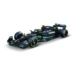 BURAGO BUR 18-28028 Bburago 1/24 Race Mercedes W14 (2023) w/ driver (Hamilton #44)