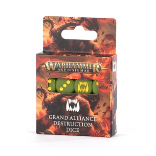 GAMES WORKSHOP WAR 99220299108 AOS GRAND ALLIANCE DESTRUCTION DICE