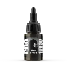 Monument Hobbies MPA 040 Monument Hobbies Pro Acryl Standard Black Brown 22ml