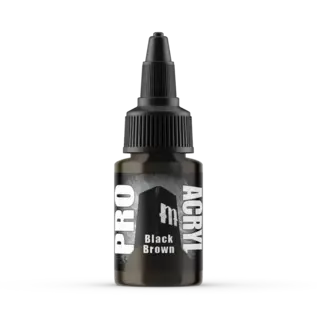 Monument Hobbies MPA 040 Monument Hobbies Pro Acryl Standard Black Brown 22ml
