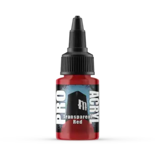 Monument Hobbies MPA 047 Monument Hobbies Pro Acryl Standard Transparent Red 22ml