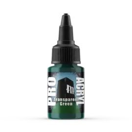 Monument Hobbies MPA 048 Monument Hobbies Pro Acryl Standard Transparent Green 22ml