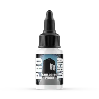 Monument Hobbies MPA 064 Monument Hobbies Pro Acryl Standard Transparent White 22ml