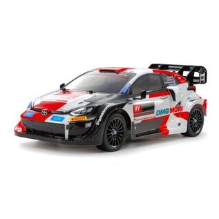 TAMIYA TAM 58716-600 1/10 Toyota GAZOO Racing WRT/GR Yaris Rally 1 Hybrid TT-02 chassis includes esc