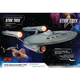 POLAR LIGHTS POL 1000M Polar Lights 1/1000 Star Trek: The Original Series U.S.S. Enterprise NCC-1701 (Level 2)