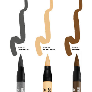 AK INTERACTIVE AK RCM101 AK Interactive Real Colors Markers Tools - Set 3 Real Colors Markers