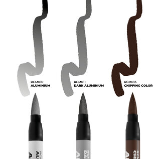 AK INTERACTIVE AK RCM105 AK Interactive Real Colors Markers Chipping - Set 3 Real Colors Markers