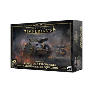 GAMES WORKSHOP WAR 99122605011 The Horus Heresy Legions Imperialis Leman Russ Executioner and Demolisher Squadron