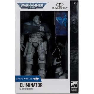 MCFARLANE TOYS MCF 10964 WARHAMMER 40000 7" FIGS WV9 - SPACE MARINE ELIMINATOR (ARTIST PROOF)