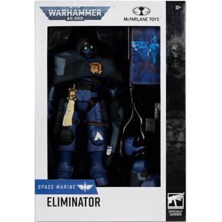 MCFARLANE TOYS MCF 10963 WARHAMMER 40000 7" FIGS WV9 - SPACE MARINE ELIMINATOR
