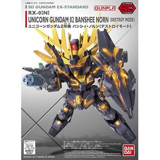 BANDAI BAN 5065628 Bandai SD EX-Standard #015 Unicorn Gundam 02 Banshee Norn (Destroy Mode) "Gundam UC"