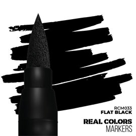 AK INTERACTIVE AK RCM033 AK Interactive Real Colors Markers Flat Black
