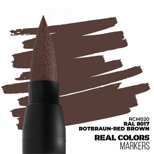 AK INTERACTIVE AK RCM020 AK Interactive Real Colors Markers RAL 8017 Rotbraun-Red Brown
