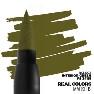 AK INTERACTIVE AK RCM022 AK Interactive Real Colors Markers Interior Green FS 34151