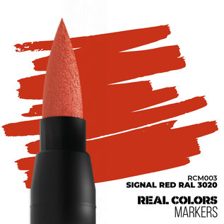 AK INTERACTIVE AK RCM003 AK Interactive Real Colors Markers Signal Red RAL 3020