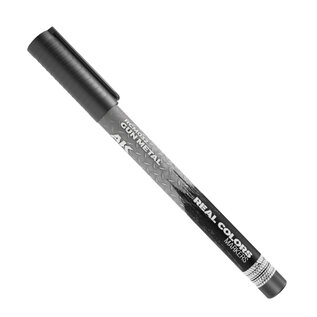 AK INTERACTIVE AK RCM032 AK Interactive Real Colors Markers Gun Metal