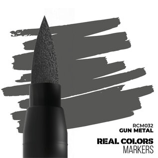 AK INTERACTIVE AK RCM032 AK Interactive Real Colors Markers Gun Metal