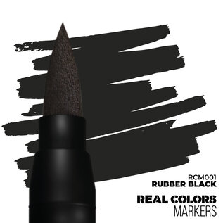 AK INTERACTIVE AK RCM001 AK Interactive Real Colors Markers Rubber Black