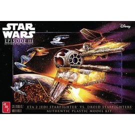 AMT AMT 1436 AMT 1/48 Star Wars: The Phantom Menace Jedi vs Droid (Level 2)