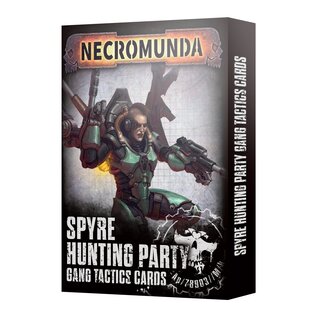 GAMES WORKSHOP WAR 60050599026 NECROMUNDA SPYRE HUNTING PARTY GANG TACTICS CARDS