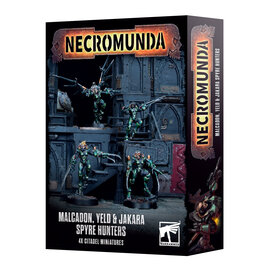 GAMES WORKSHOP WAR 99120599072 NECROMUNDA MALCADON, YELD & JAKARA SPYRE HUNTERS