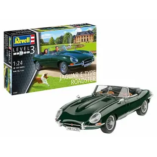 REVELL GERMANY REV 07687 JAGUAR E-TYPE ROADSTER 1/24 PLASTIC MODEL