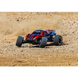 TRAXXAS TRA 37254-8-RED Traxxas Rustler 1/10 Stadium Extreme Heavy Duty Truck - Red